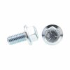 Prime-Line Serrated Flange Bolts, 3/8 in.-16 X 3/4 in., Zinc Plated Case Hardened Steel, 25PK 9091140